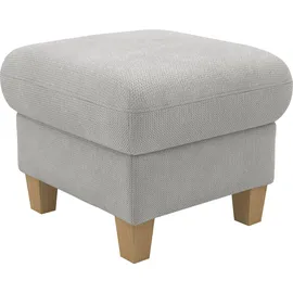 Home Affaire Polsterhocker Glendale mit Stauraum 58 x 48 x 58 cm Silber
