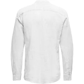 Only & Sons Langarmhemd Weiß XL