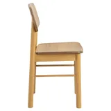 VCM Esszimmerstuhl Barlow Holz Eiche braun 2er Set