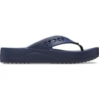 Crocs Damen Baya Platform Flip Sandale, Navy, 36 EU