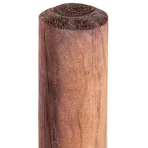 Haga - Holzpalisade 8cmØ x 75cm Höhe Holzpfahl Baumpfahl Pfahl Zaunpfahl