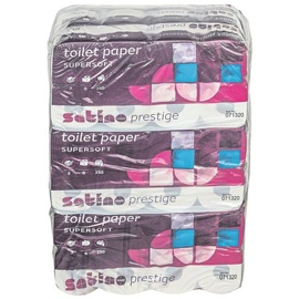 Satino prestige Toilettenpapier 3-lagig - 72 Rollen weiß, satino prestige