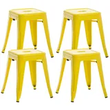 CLP 4er Set Hocker Armin gelb