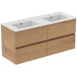 Ideal Standard Eurovit+ Schrank mit Doppelwaschtisch, 4 Auszüge, R0577Y8,