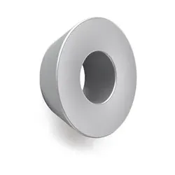 MB-Knopf, Olivia, 9266415,Ø 57mm,H 20mm, Zink, aluminiumoptik