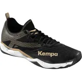 Kempa Herren Handballschuhe WING LITE 2.0 200852014 41 – Schwarz/Weiß/Gold - 41