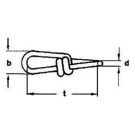 monheimer ketten- u. metallwarenindustrie PÖSAMO Knotenkette DIN 5686 galZn 1,6 Bundw. 30m