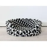 Wooldot - Dog bed Black White S 40 x 30 x 20 - (571400400084)