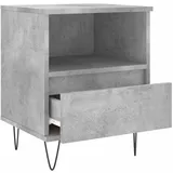 vidaXL Nachtschrank Betongrau 40 x 35 x 50 cm Grau