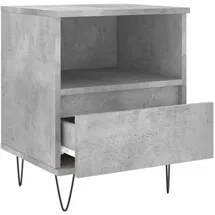 vidaXL Nachtschrank Betongrau 40 x 35 x 50 cm Grau