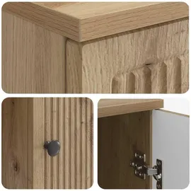 vidaXL Schreibtisch Artisan-Eiche Holzwerkstoff 142,5 x 50 x 75 cm