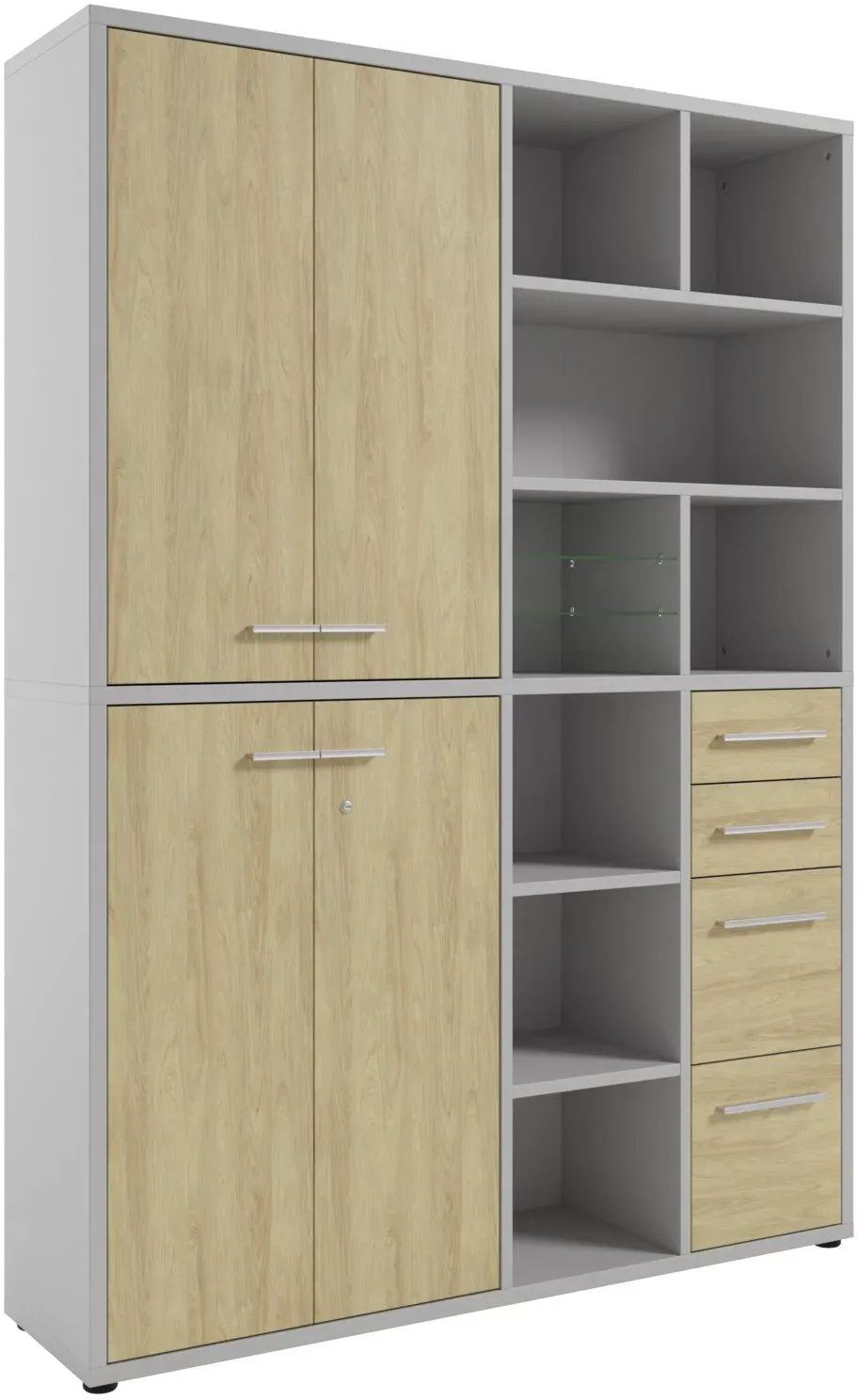 Manjana Home Office Kombination TEXAS - B/H/T ca. 154,90x215,40x40,00