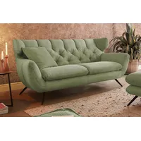 KAWOLA Sofa CHARME Cord olivgrün