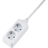 Sygonix SY-5044444 Steckdosenleiste Weiß Schutzkontakt