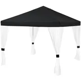Trendline Ersatzdach 3 x 3 m für Pavillon DeLuxe schwarz Pavillondach