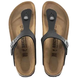 Birkenstock Gizeh Naturleder geölt schwarz 37