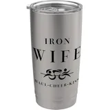 Triathlon-Unterstützung für Ehefrau von Tri Sherpa Crew Gear Haul Cheer Doppelwandiger Edelstahl-Thermobecher