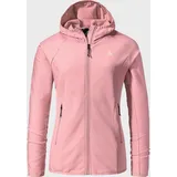 Schöffel Fleece Hoody Style Cascata WMS, Fleecejacke mit Kapuze aus 2-Wege-Stretch, wärmende Outdoorjacke mit 2 Außentaschen, viola, 40