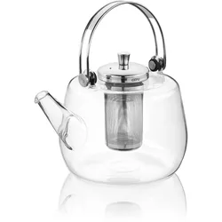 GEFU Teekanne INFUSA mit Edelstahl-Teesieb 1,0 Liter für 5 - 6 Tassen