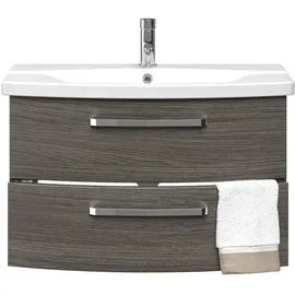 Pelipal Serie 4010 Waschtischunterschrank 4010.198018 Graphit Str. quer 80 cm - LIEFERUNG OHNE WASCHBECKEN & ARMATUR - Grau