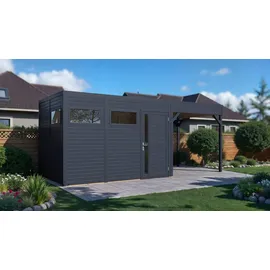 BERTILO Cubus 3 Lounge 5,59 x 2,40 m Anthrazit