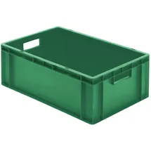 Certeo Stapelbox Kunststoff 600x400x210 mm grün