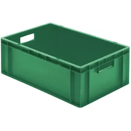 Certeo Stapelbox Kunststoff 600x400x210 mm grün