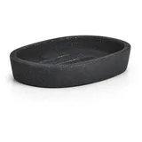 Zeller Seifenschale Dark Stone Badaccessoires Schwarz