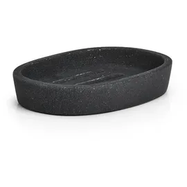 Zeller Seifenschale Dark Stone Badaccessoires Schwarz