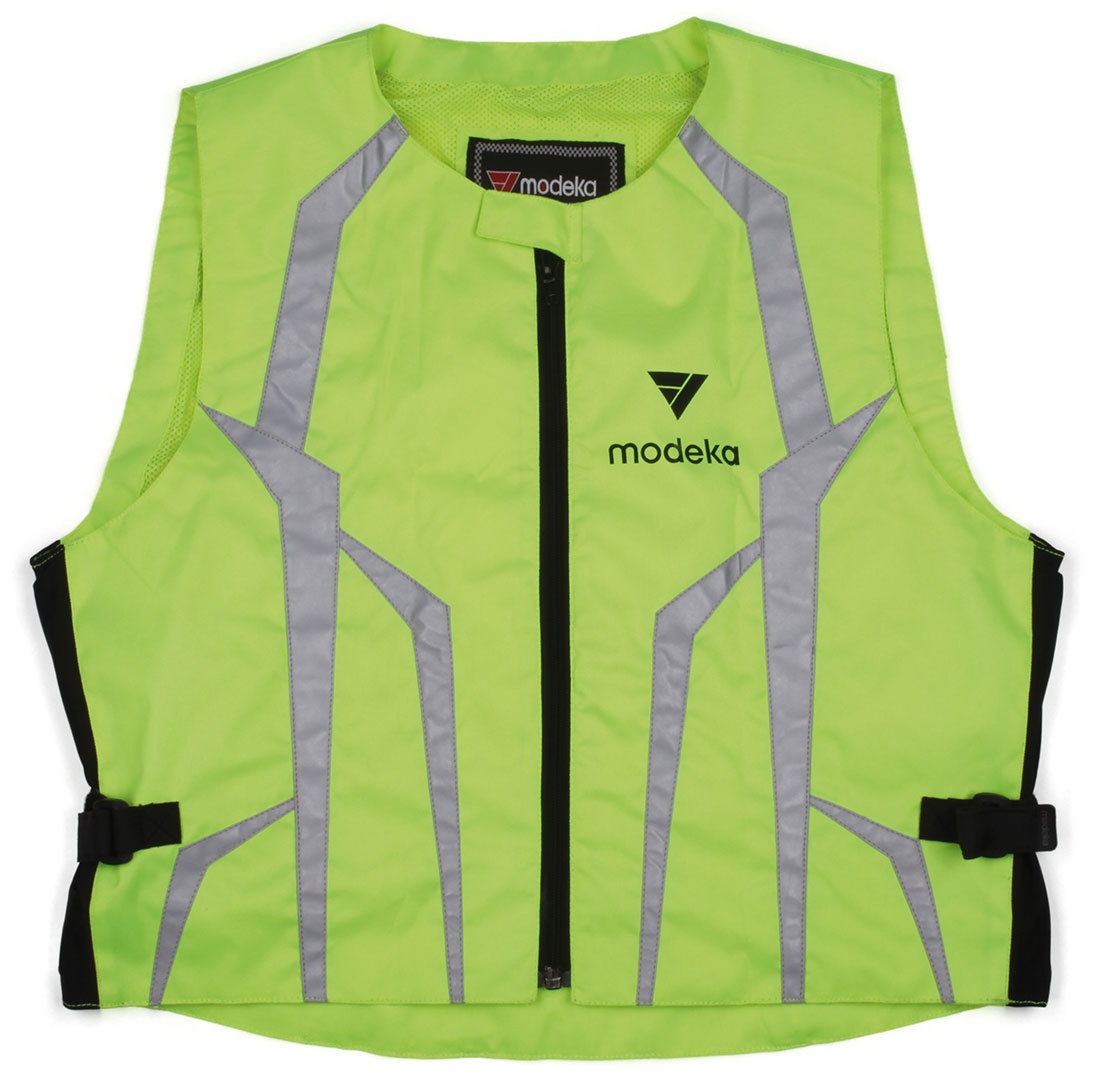 Modeka Warning Reflecterend Vest, geel, 3XL Voorman