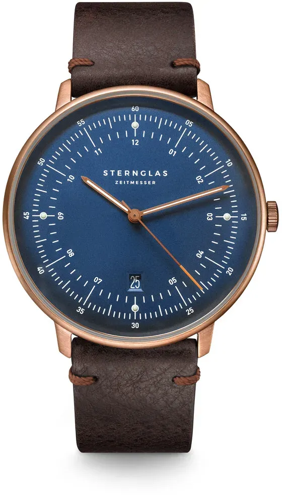 STERNGLAS - HAMBURG - Dunkelblau Bronze / 42 MM