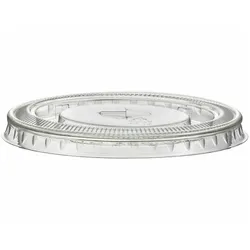 VEPATIM 100x Deckel mit Kreuzschlitz für PET-Trinkbecher Smoothies- Dessertb. O78mm