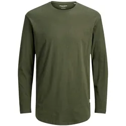 Jack & Jones Herren Langarmshirt JJENOA Relaxed Fit Blau Relaxed 12190128 XL