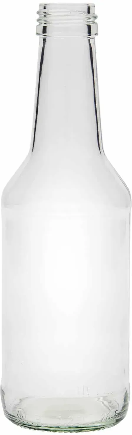 Glazen fles 'Nils', 250 ml, monding: PP 28