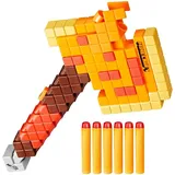 Hasbro NERF Minecraft Firebrand Dart Blasting Axt 6 Elite Foam Darts ab 3 Jahre | Gr.: onesize