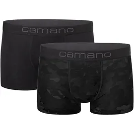CAMANO Trunk comfort 2er Pack, mit elastischem Logobund, grau