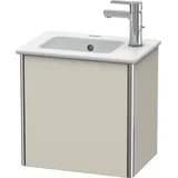 Duravit Waschtischunterschrank wandhängend „XSquare“ 41 × 40 × 28,9 cm, in Taupe Matt