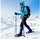 vidaXL 3 in 1 Schneeschuhe Blau 21
