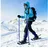 vidaXL 3 in 1 Schneeschuhe Blau 21