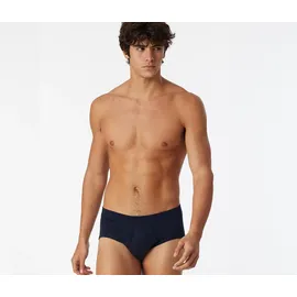 SCHIESSER Slip Essentials Feinripp Sportslip Cotton Blau