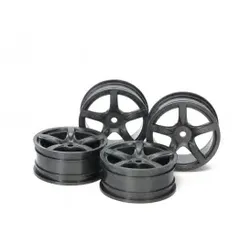 1:10 Felgen (4) 5-Speichen hart 24mm