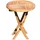 ASS Altenburger Echt Teak Klapptisch Ø 60 x 75 cm Braun