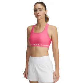 Under Armour Crossback Mid Bra Pink/Weiß M