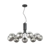 LUCE ambiente Design Honey 9-flg. Ø 83 cm schwarz