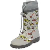 Beck Jungen Baustelle Gummistiefel, Grau, 22 EU