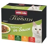 Animonda 8x 85g animonda vom Feinsten Adult Raffinesse in Sauce Adult Mixpaket Katzenfutter nass