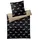 ELEGANTE Dogs Tiere Schwarz/Beige 155 x 220 cm + 80 x 80 cm