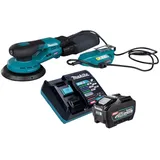 Makita BO 002 CGT101 Akku Exzenterschleifer 40 V max. 150 mm 5,0 mm Hub Brushless + 1x Akku 5,0 Ah + Ladegerät