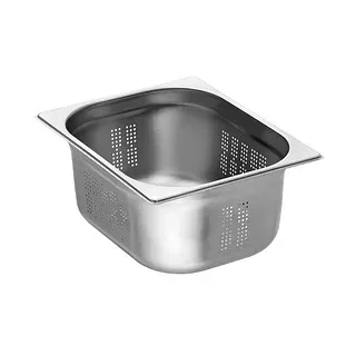 Bartscher GN-Behälter Top Line 1/2 perforiert silber 9,5 l, 1 St.