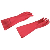 KS Tools Elektriker-Schutzhandschuh mit Schutzisolierung, Größe 8, rot